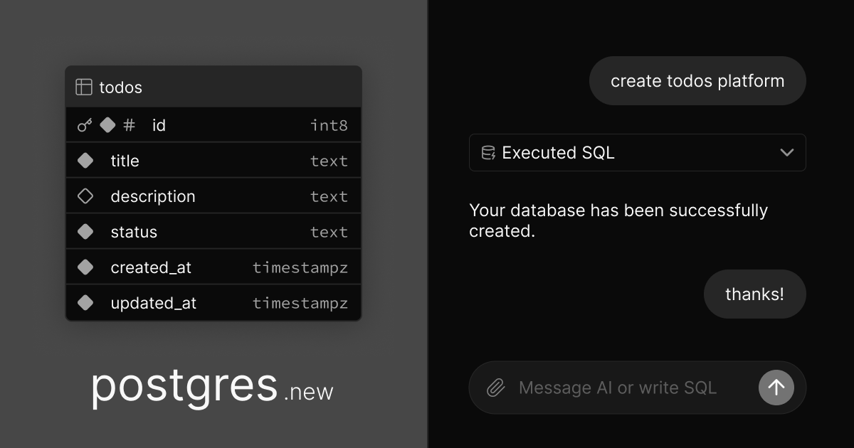 [B!] Postgres Sandbox